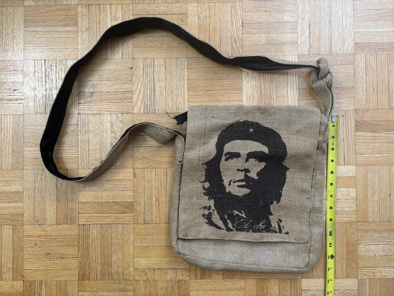 Che Guevara Burlap Crossbody Bag - photo 2