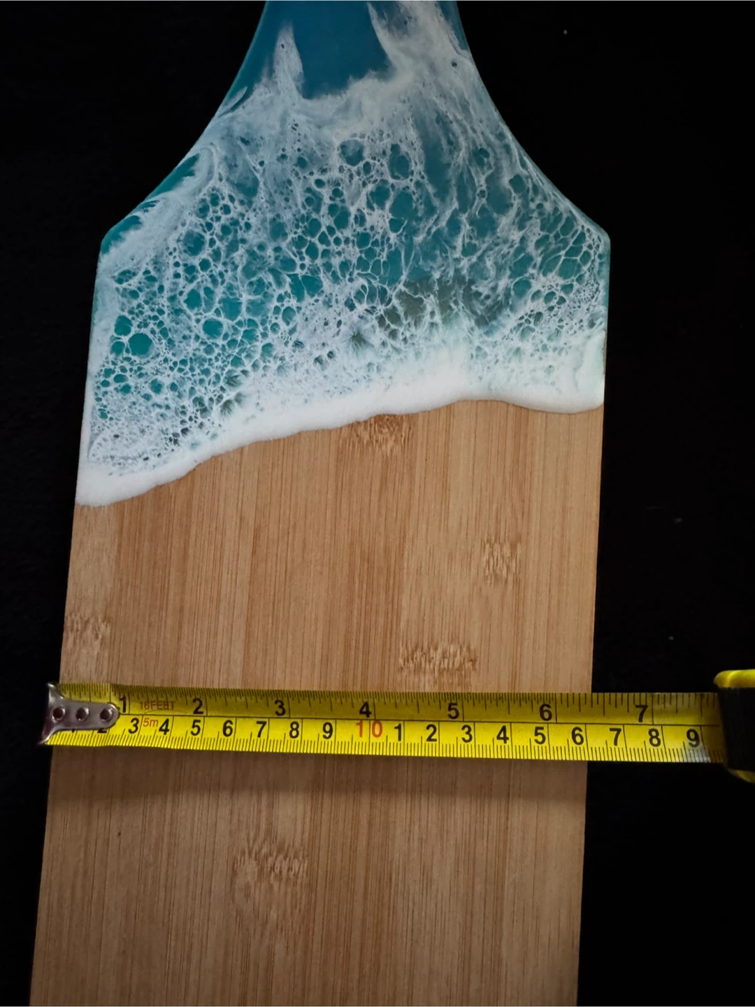 Bamboo Serving Board with Resin Art - photo 5