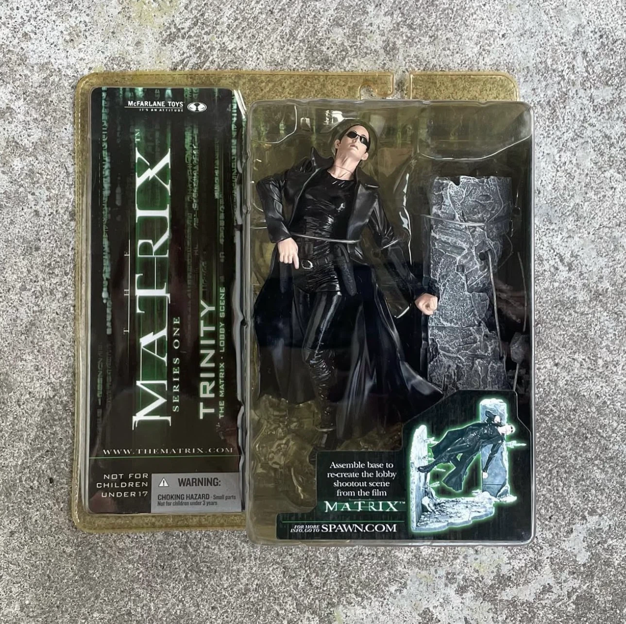 McFarlane Toys The Matrix Trinity Lobby Scene Figure