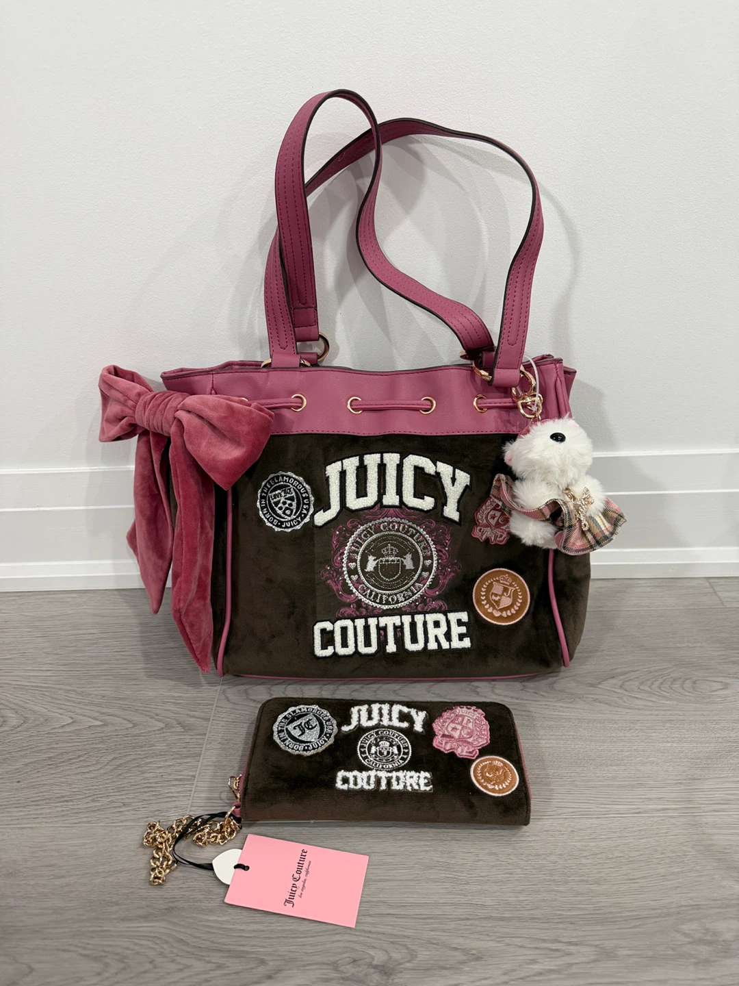 Juicy Couture Handbag and Matching Wallet Set