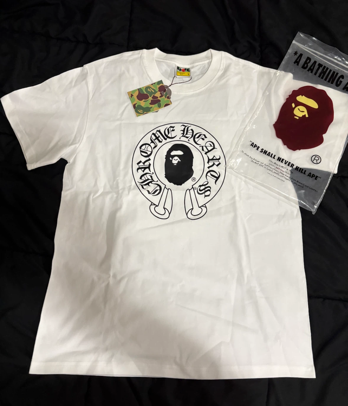 A Bathing Ape x Chrome Hearts T-Shirt