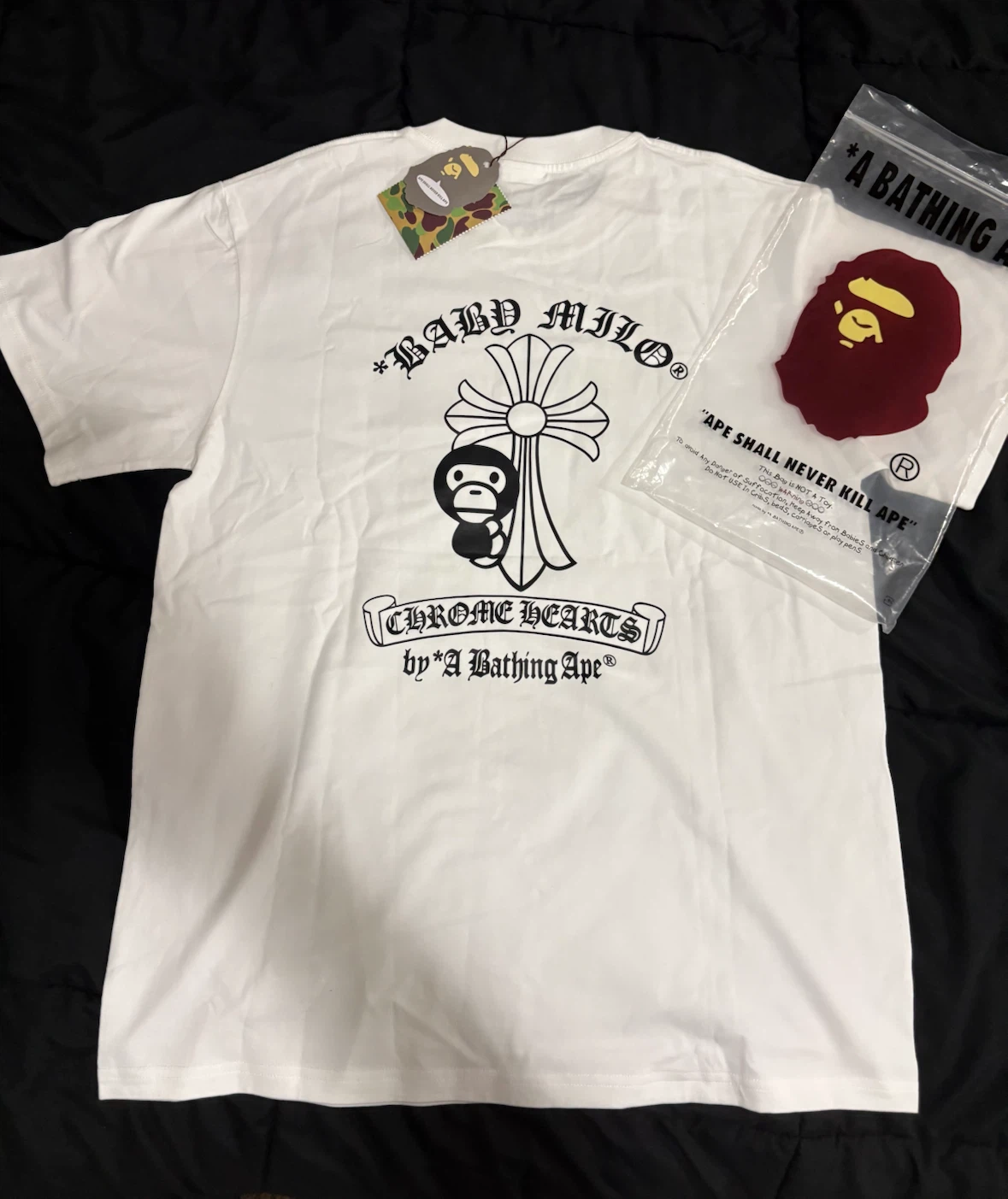A Bathing Ape x Chrome Hearts T-Shirt - photo 3