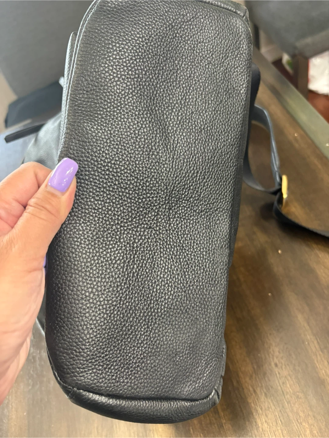 Tory Burch Black Leather Backpack $225.00 - photo 4