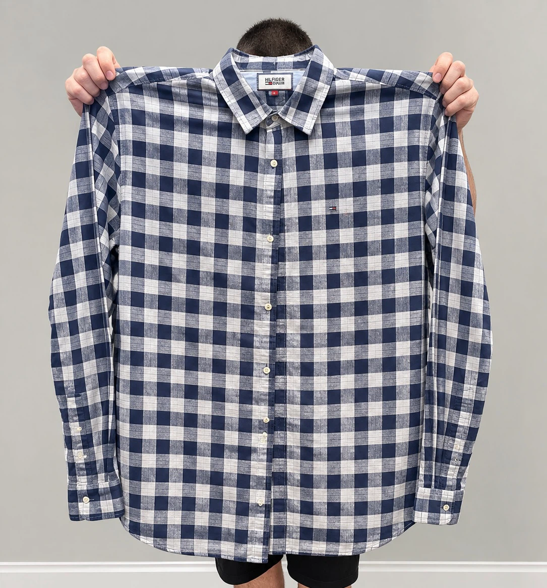 Xl Tommy Hilfiger Denim Gingham Shirt
