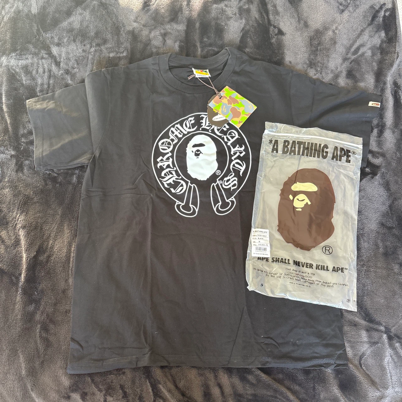 Bape X Chrome hearts T shirt