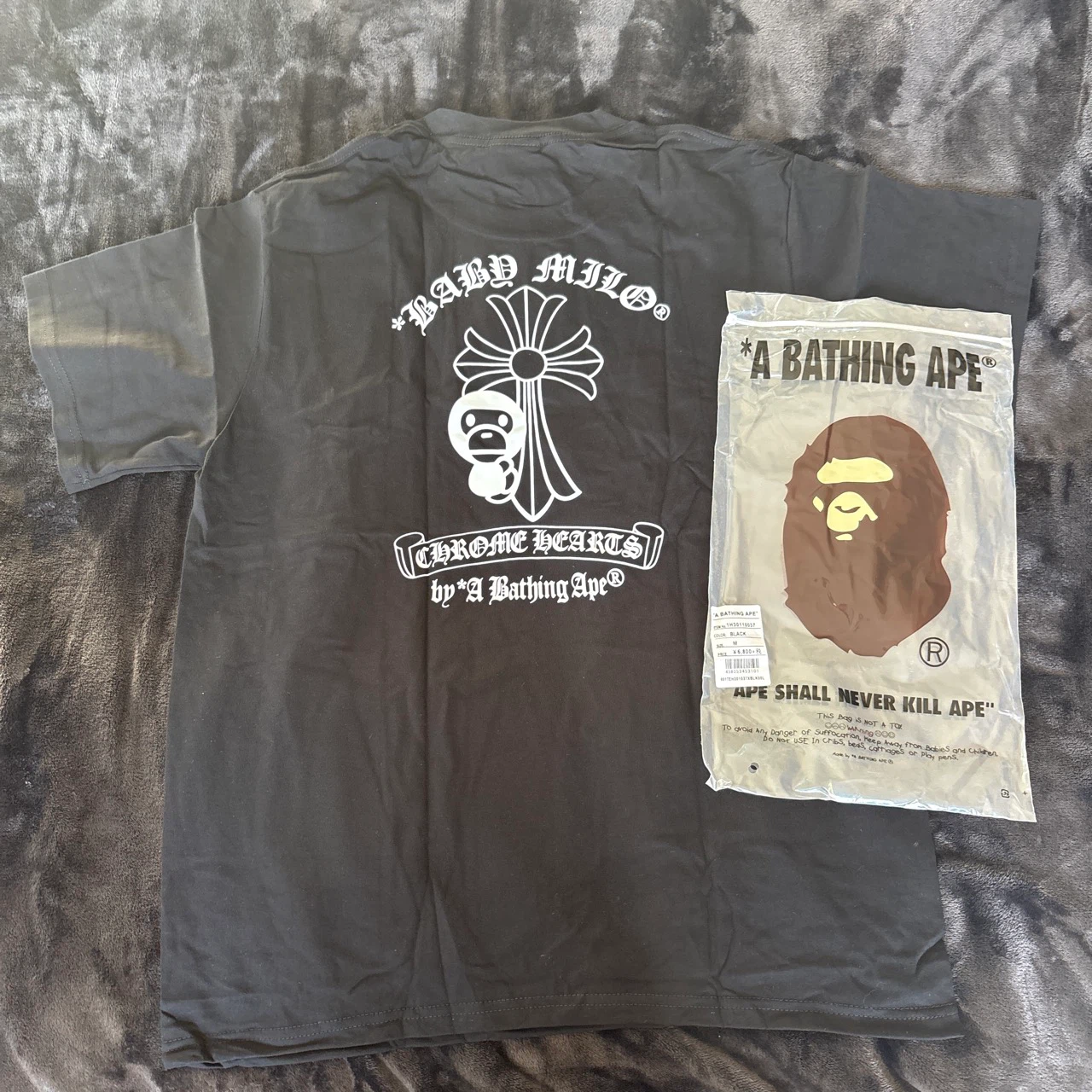 Bape X Chrome hearts T shirt - photo 2