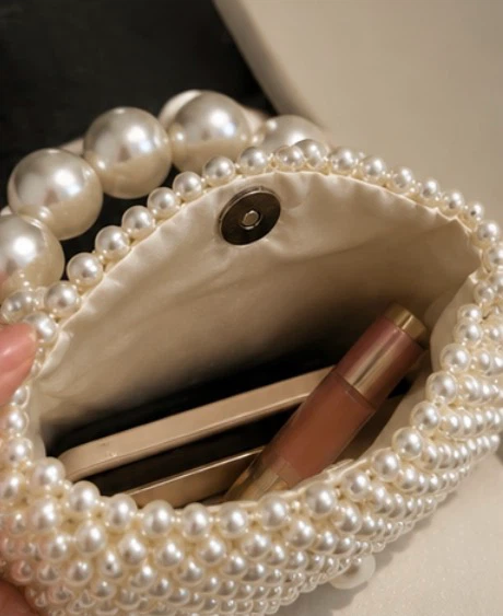 Luxury Pearl Beaded Handbag handmade - photo 2