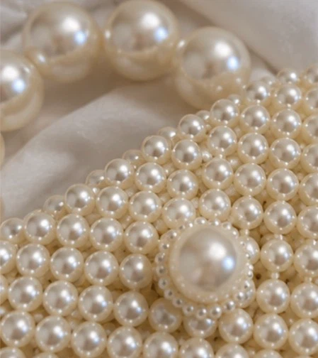 Luxury Pearl Beaded Handbag handmade - photo 3