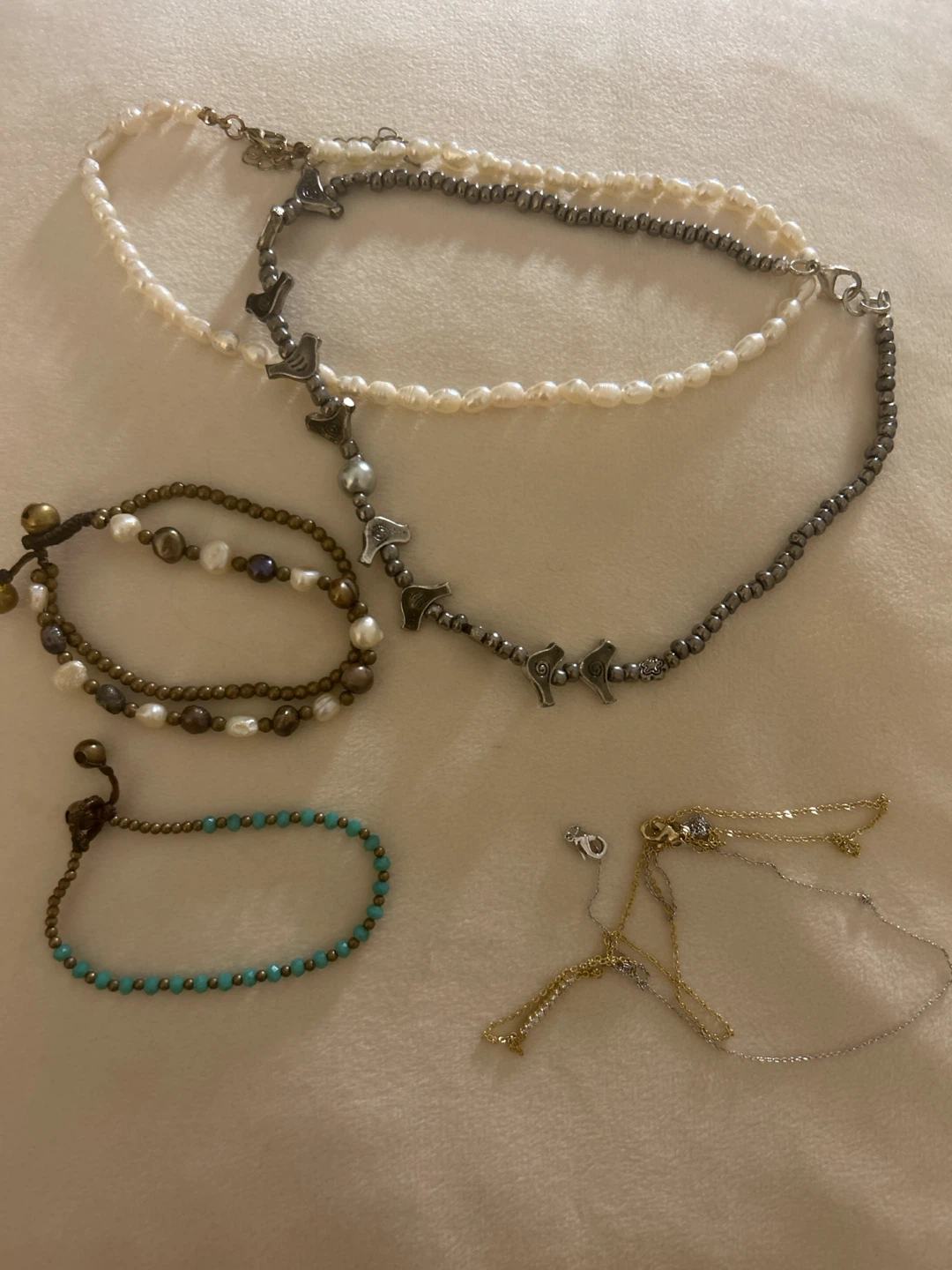 Assorted Beaded and Pearl Necklaces and Bracelets - photo 2