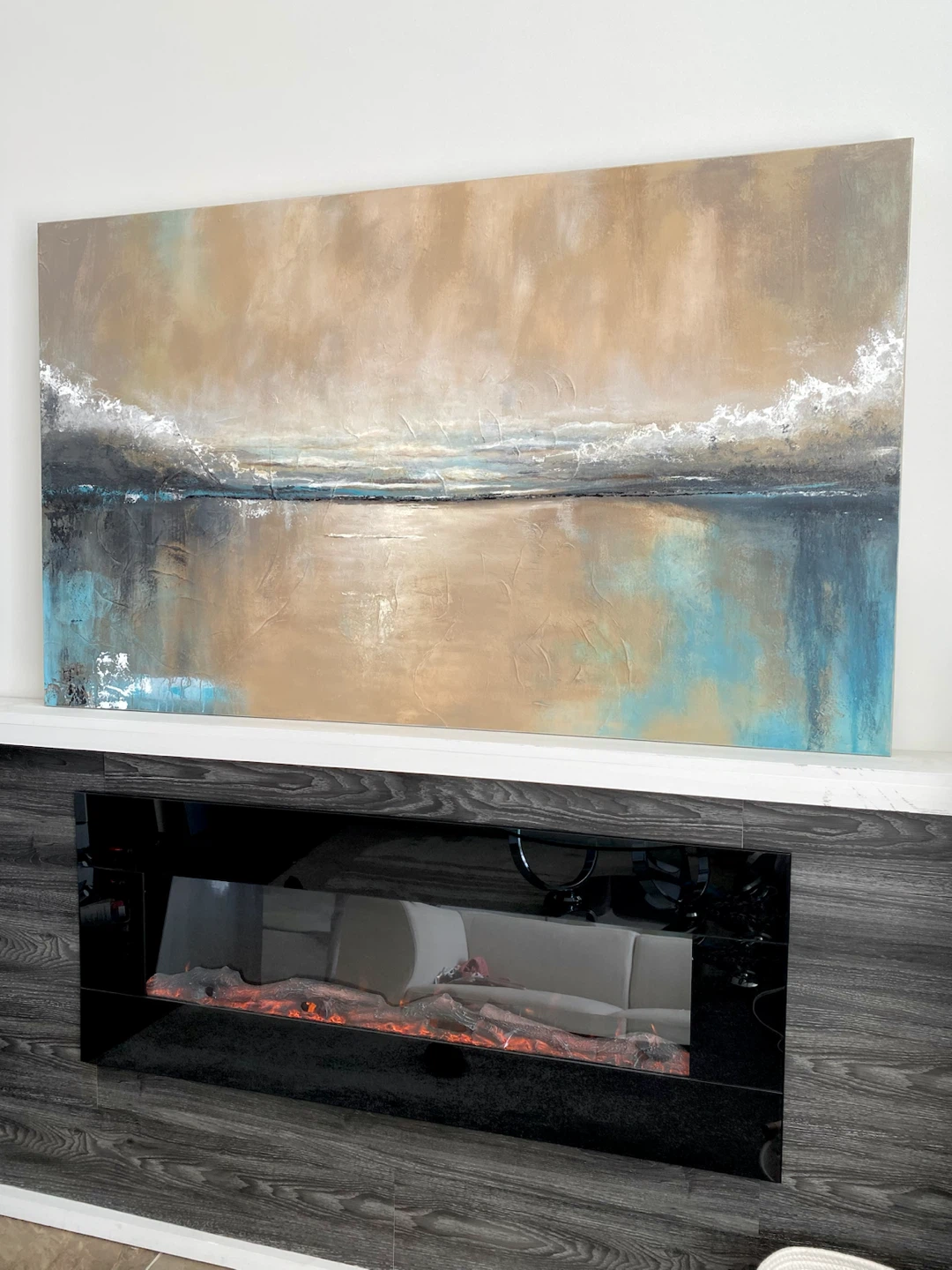Large Original Textured Landscape Painting