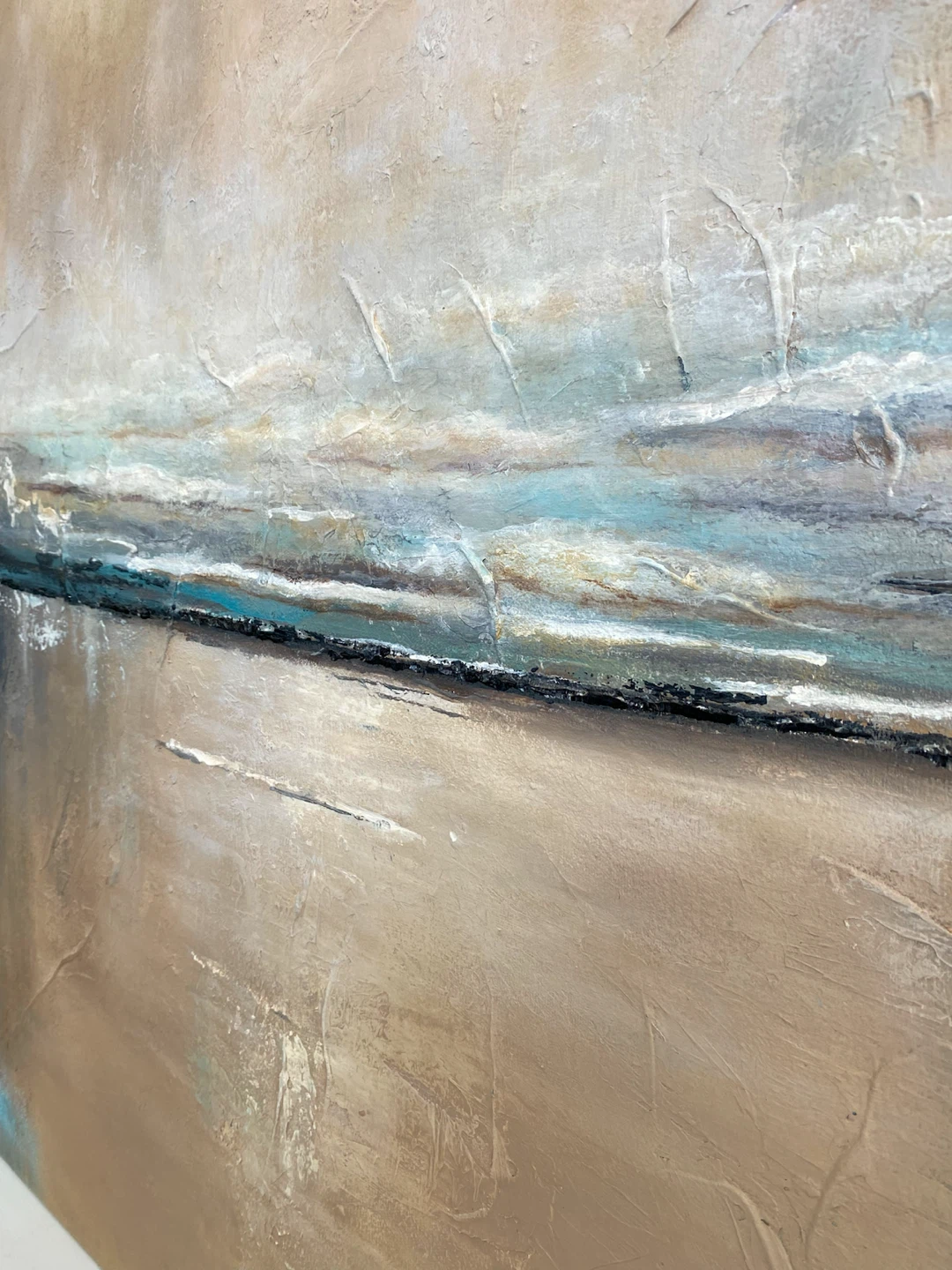 Large Original Textured Landscape Painting - photo 4
