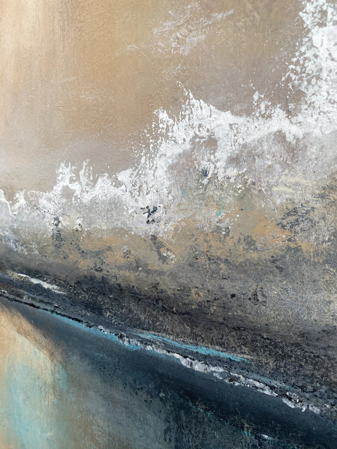 Large Original Textured Landscape Painting - photo 5