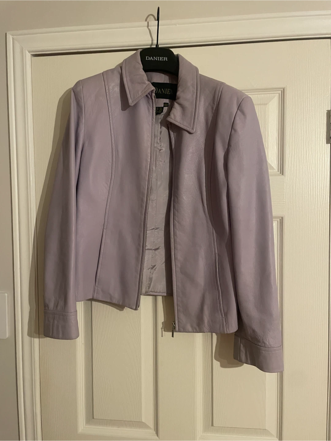 Danier Leather Jacket Lilac size medium