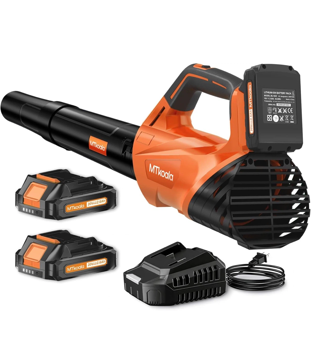 MTkoala 20V Cordless Leaf Blower