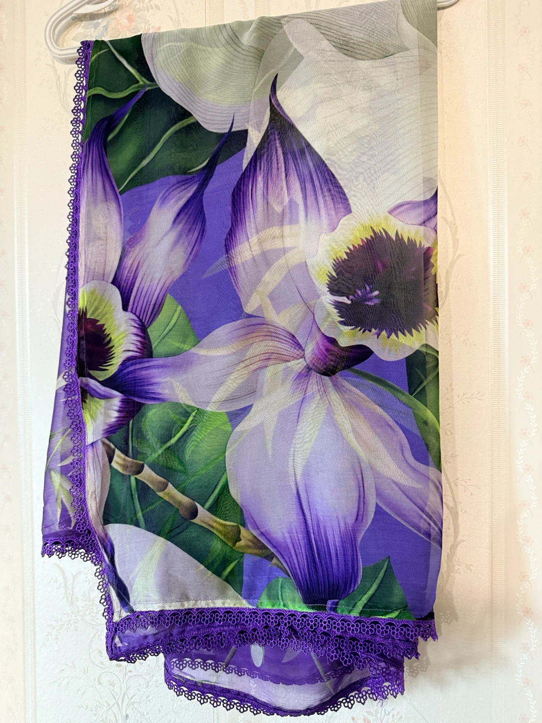 Purple Embroidered Pakistani dress - photo 4