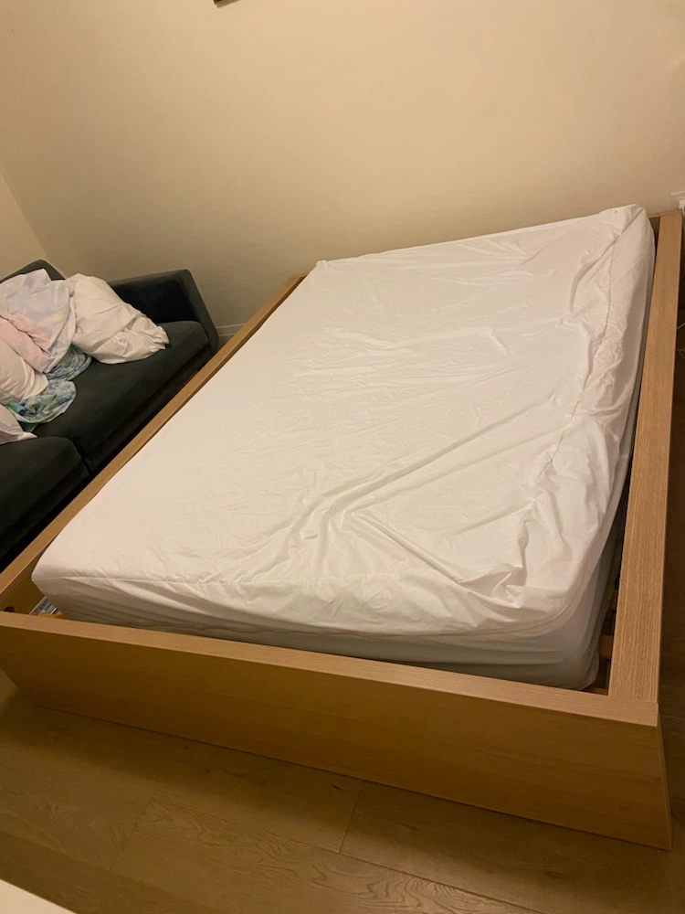 Ikea Malm Queen bed frame and headboard