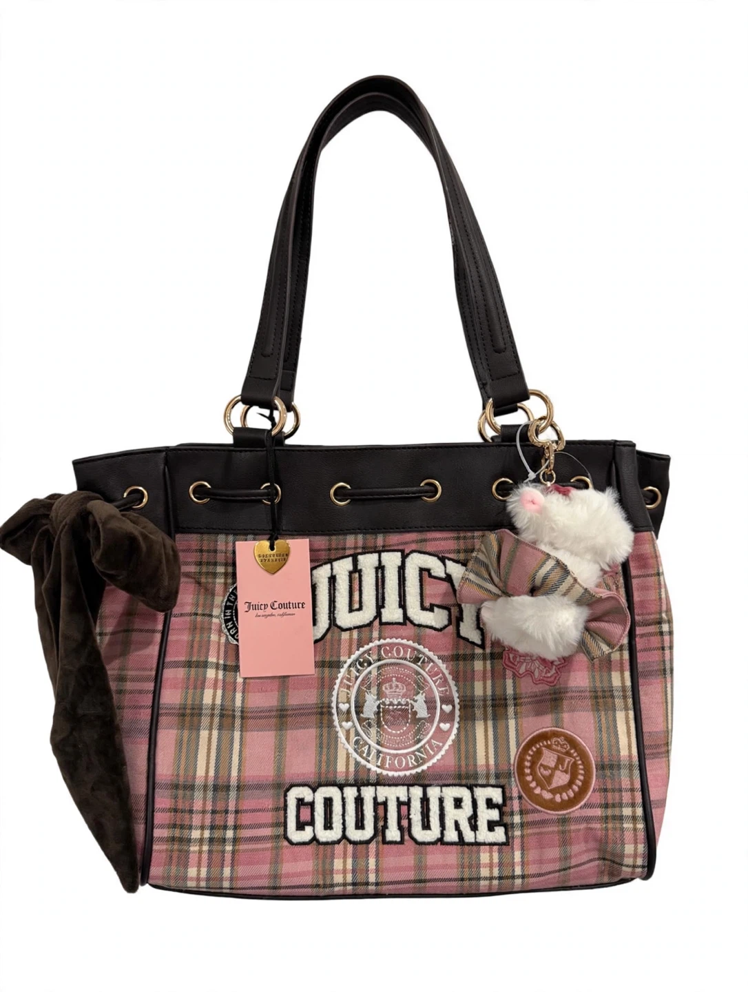 Juicy Couture Plaid Daydreamer Tote