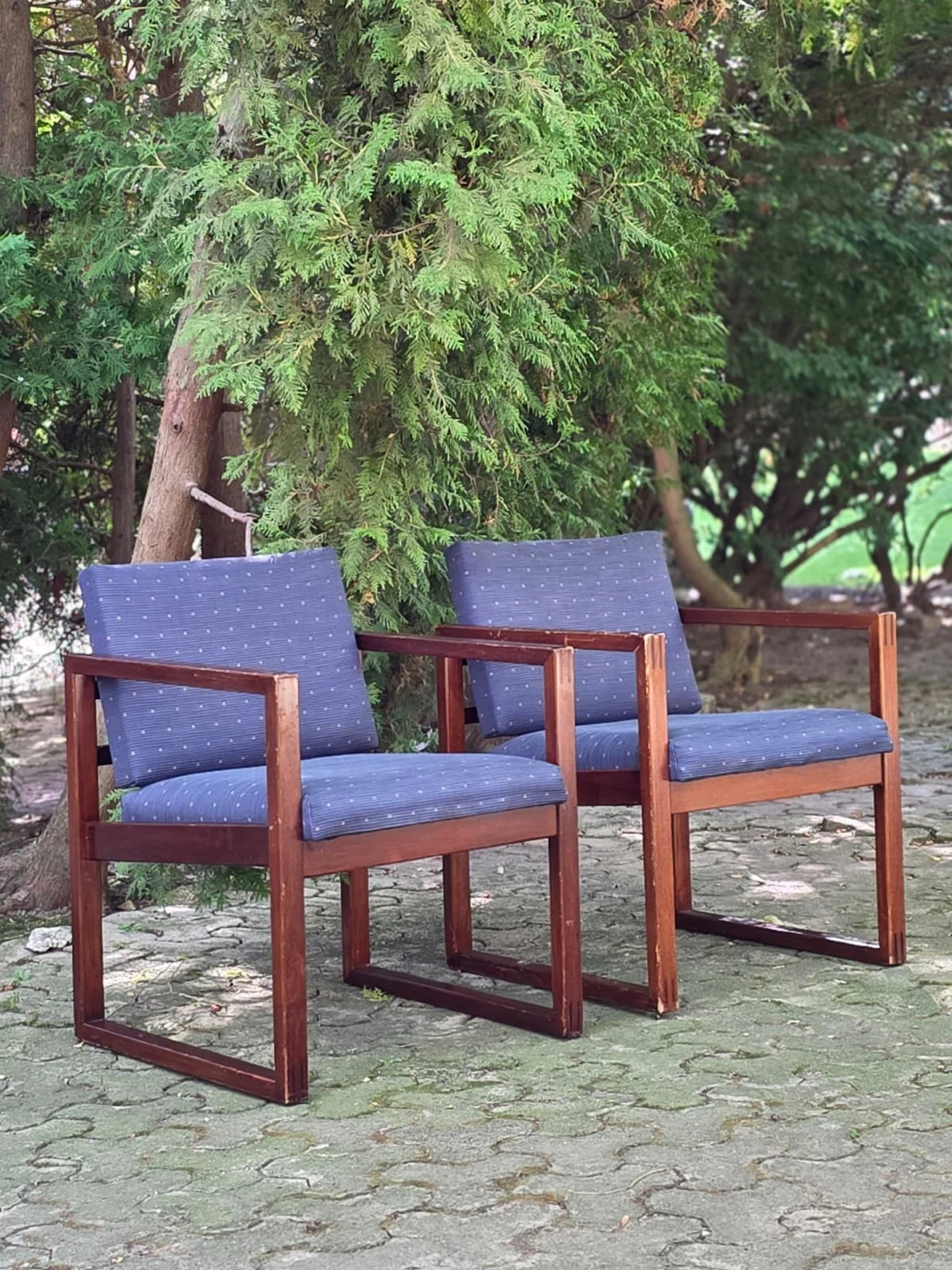 Pair of Brunswick Mfg. Co. Ltd. Armchairs