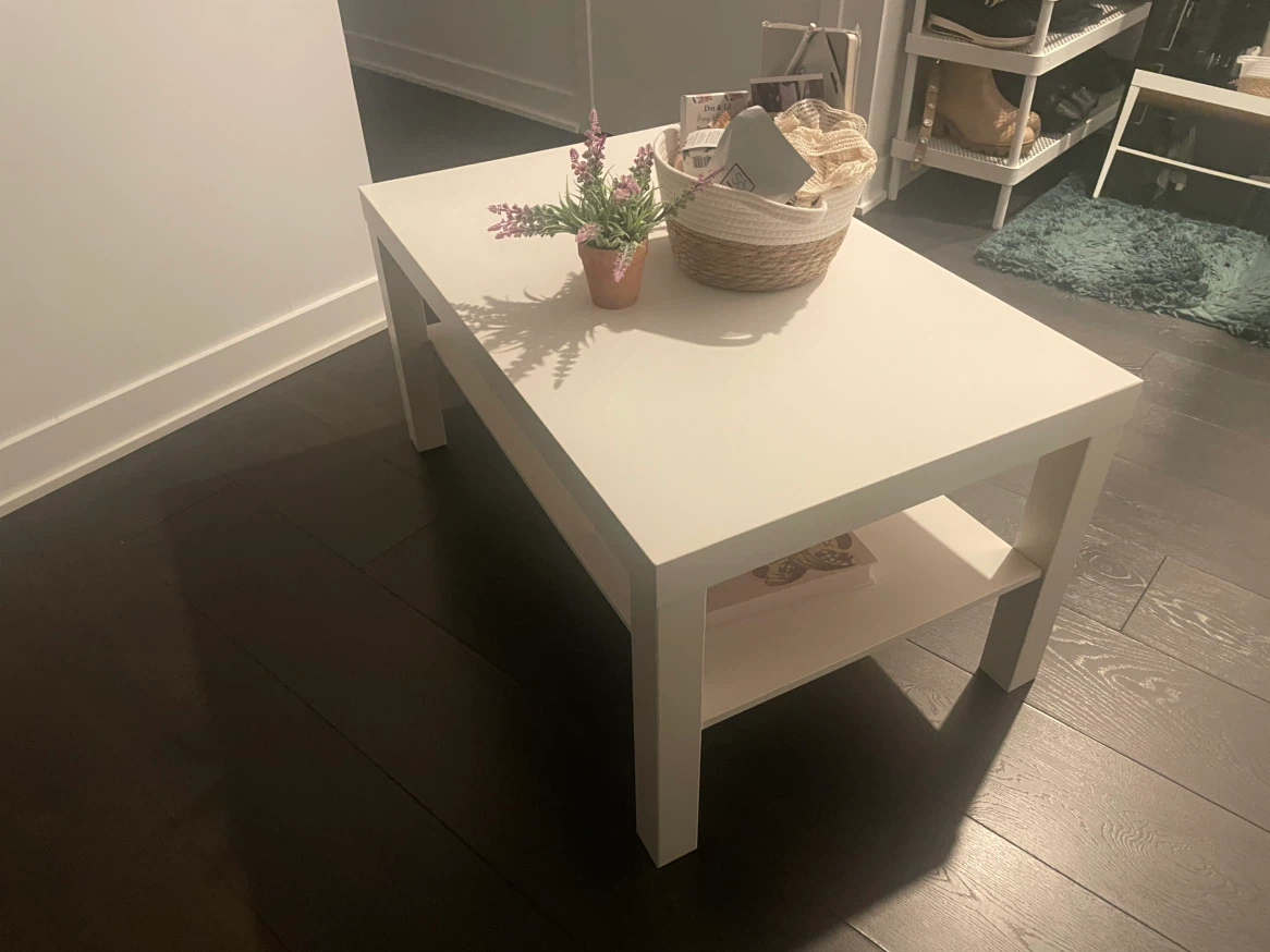 White IKEA Coffee Table