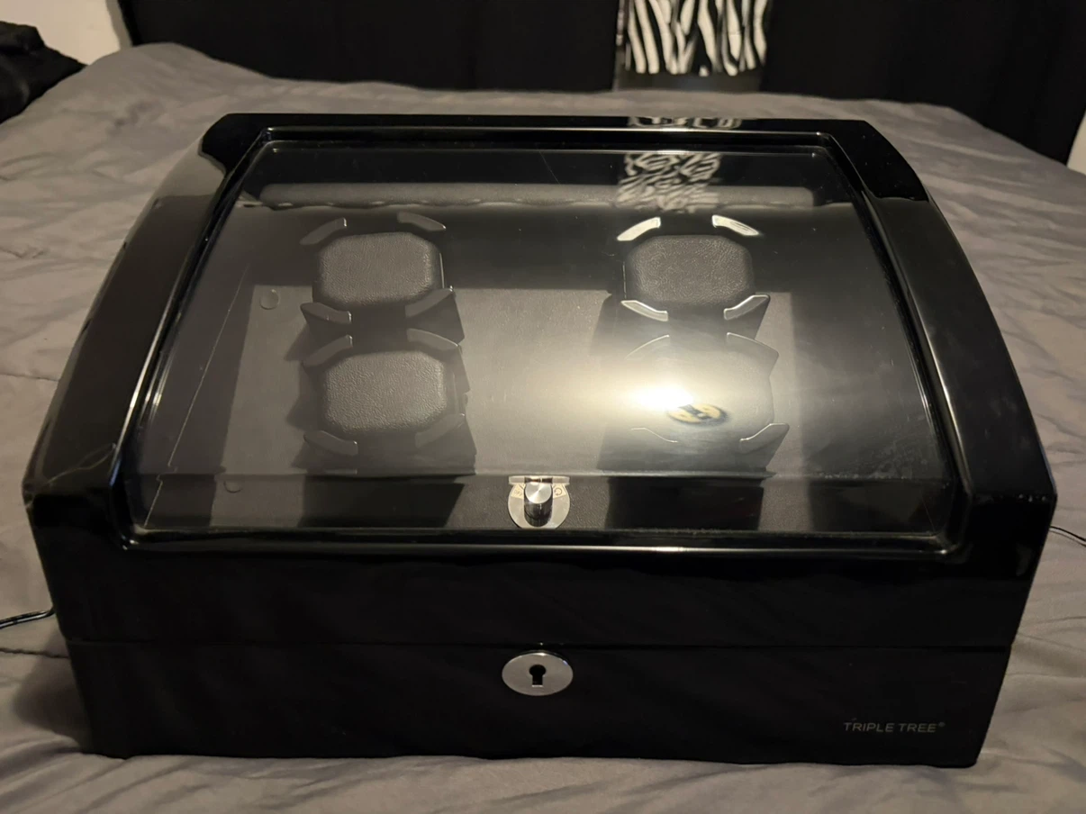 Triple Tree Automatic Watch Winder Box - photo 2
