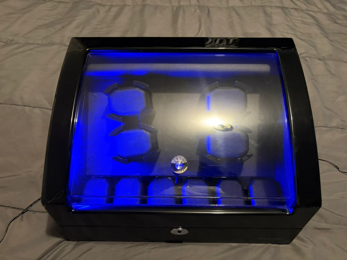 Triple Tree Automatic Watch Winder Box - photo 3