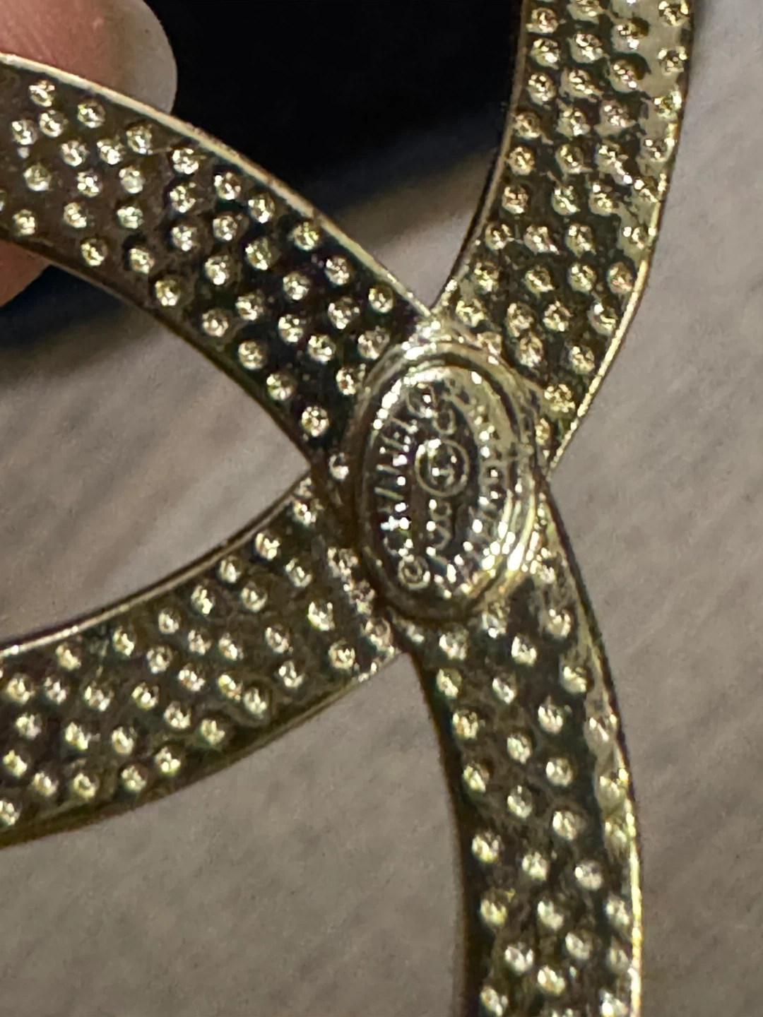 Chanel CC Rhinestone Brooch - photo 3