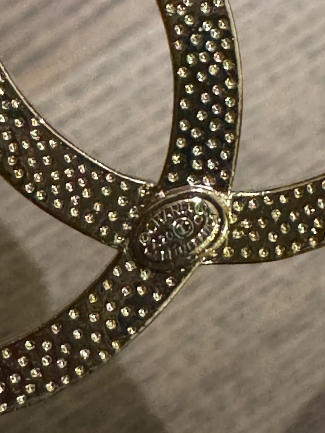 Chanel CC Rhinestone Brooch - photo 5