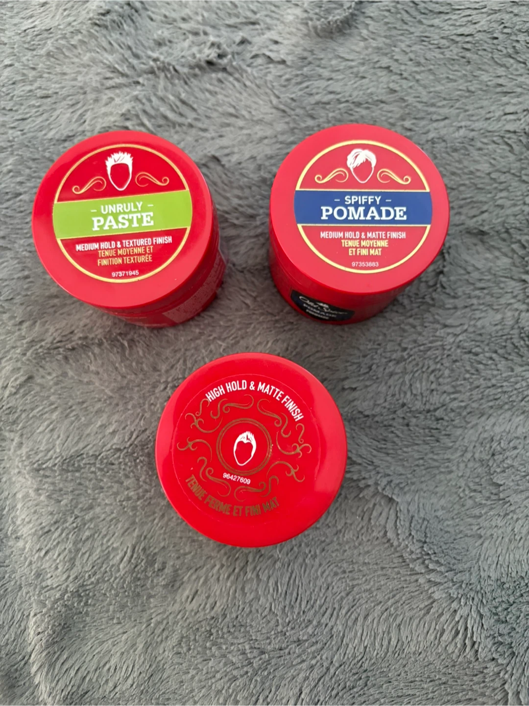 3 Old Spice Hair Styling Containers - photo 2