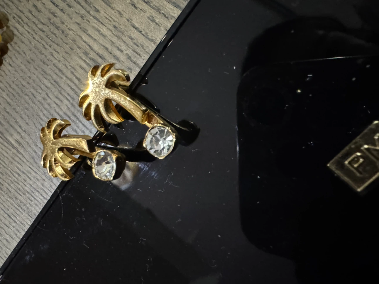 Authentic Palm Angels Strass Palm Earrings - photo 3