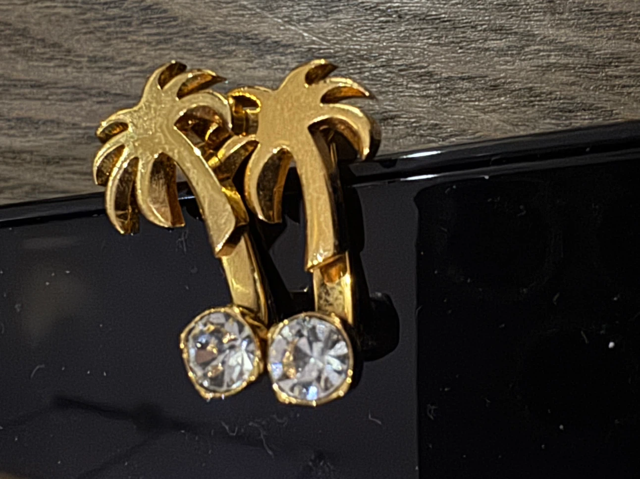 Authentic Palm Angels Strass Palm Earrings - photo 4