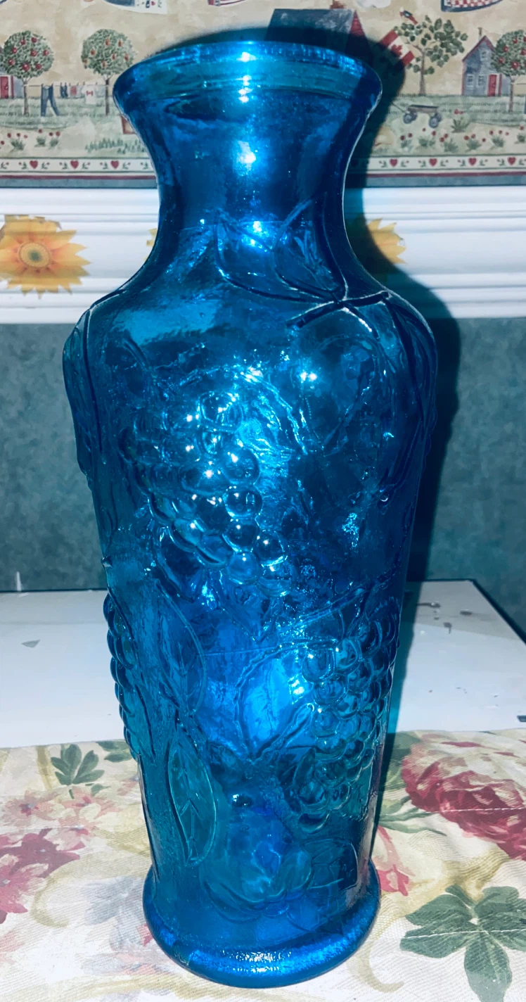 Set of 3 Vintage Colored Glass Vases - photo 2
