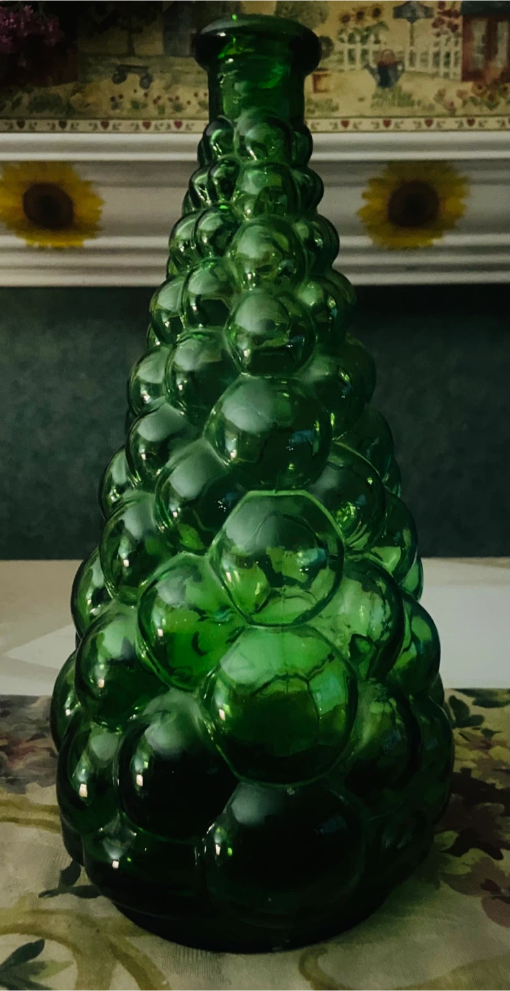 Set of 3 Vintage Colored Glass Vases - photo 4