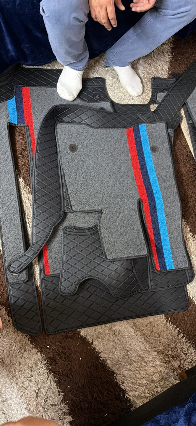 One day use Sienna car mats BMW M Sport style  Floor Mats Set - photo 2