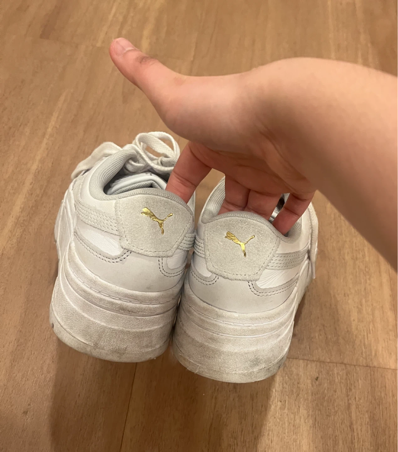 Puma White Platform Sneakers - photo 3