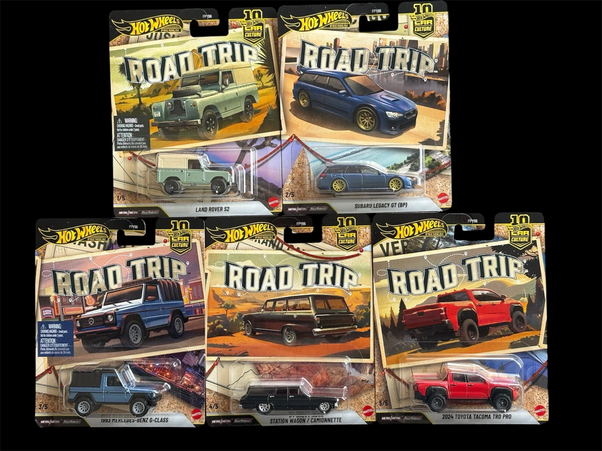 Hot Wheels Premium Road Trip Full Set