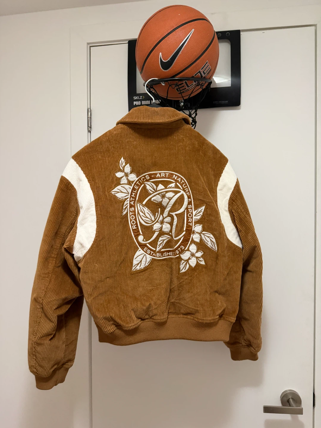 Roots Corduroy Varsity Jacket