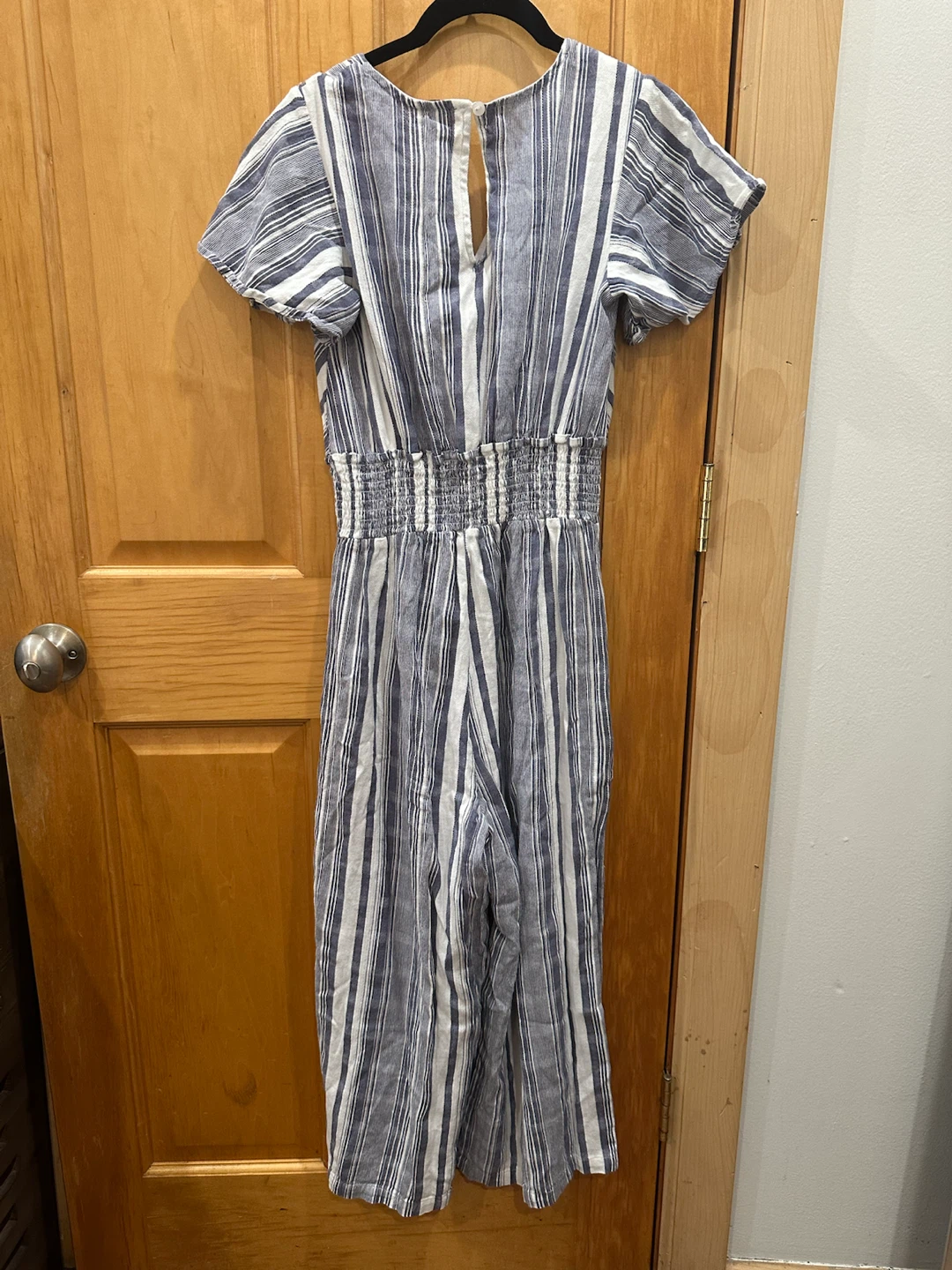 Blue and White Striped Jumpsuit - photo 2