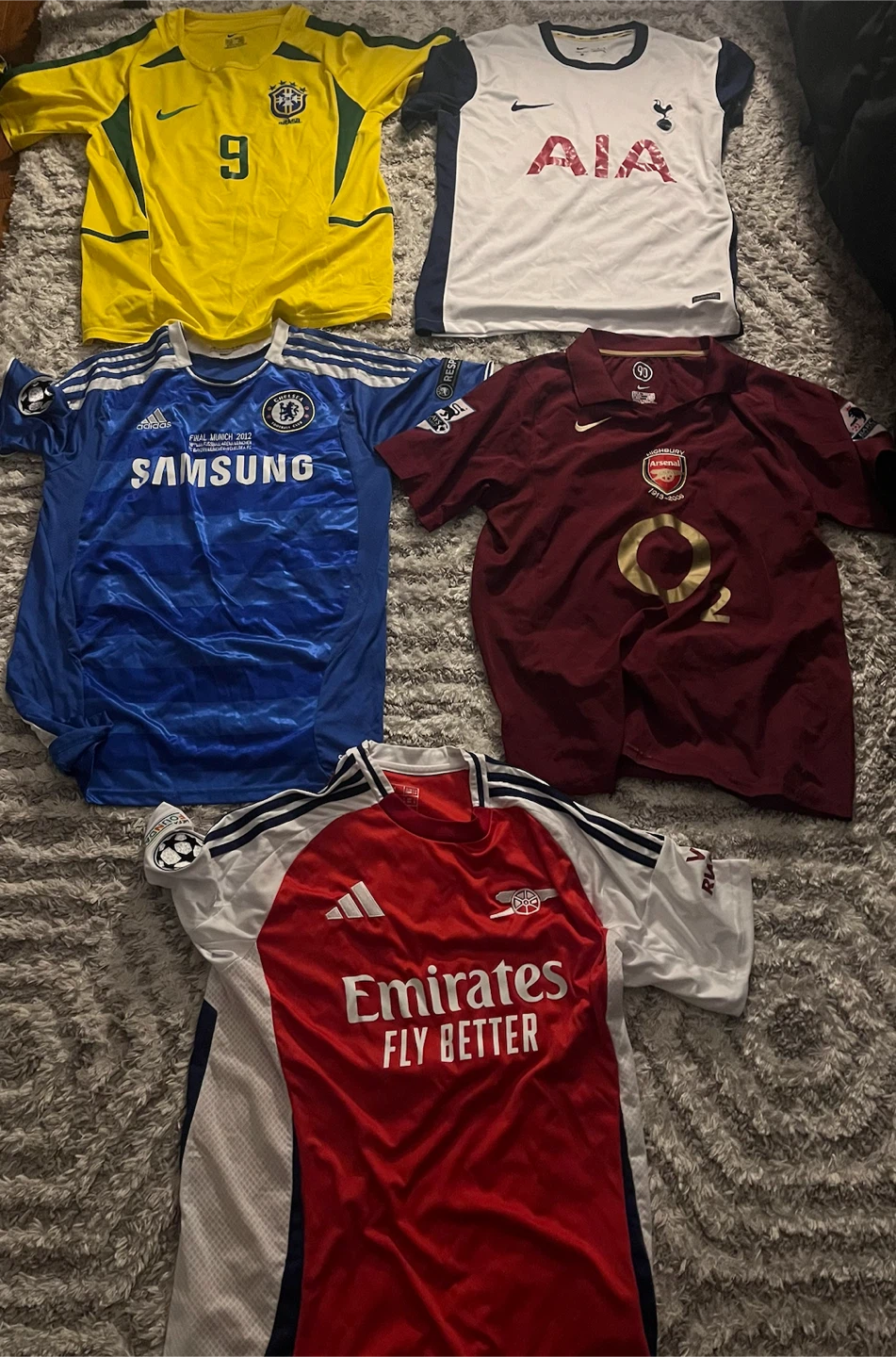 Soccer jerseys