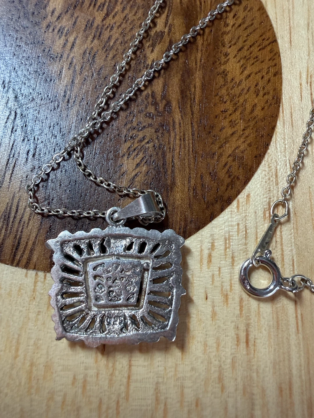 Sterling silver and turquoise pendant necklace - photo 3
