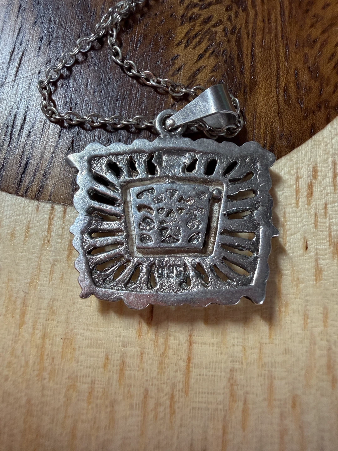 Sterling silver and turquoise pendant necklace - photo 5