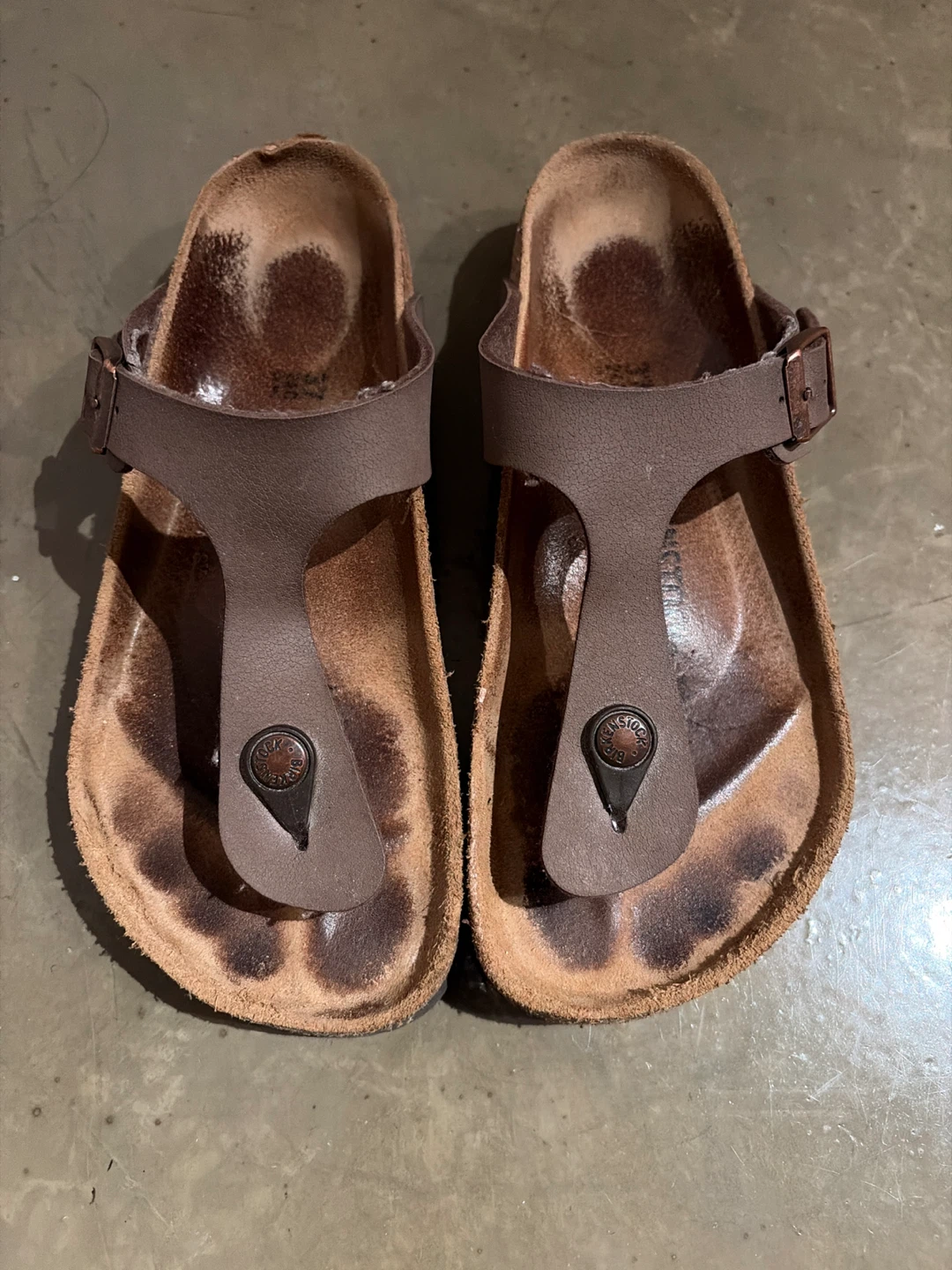 Birkenstock Gizeh Brown Sandals Size 37