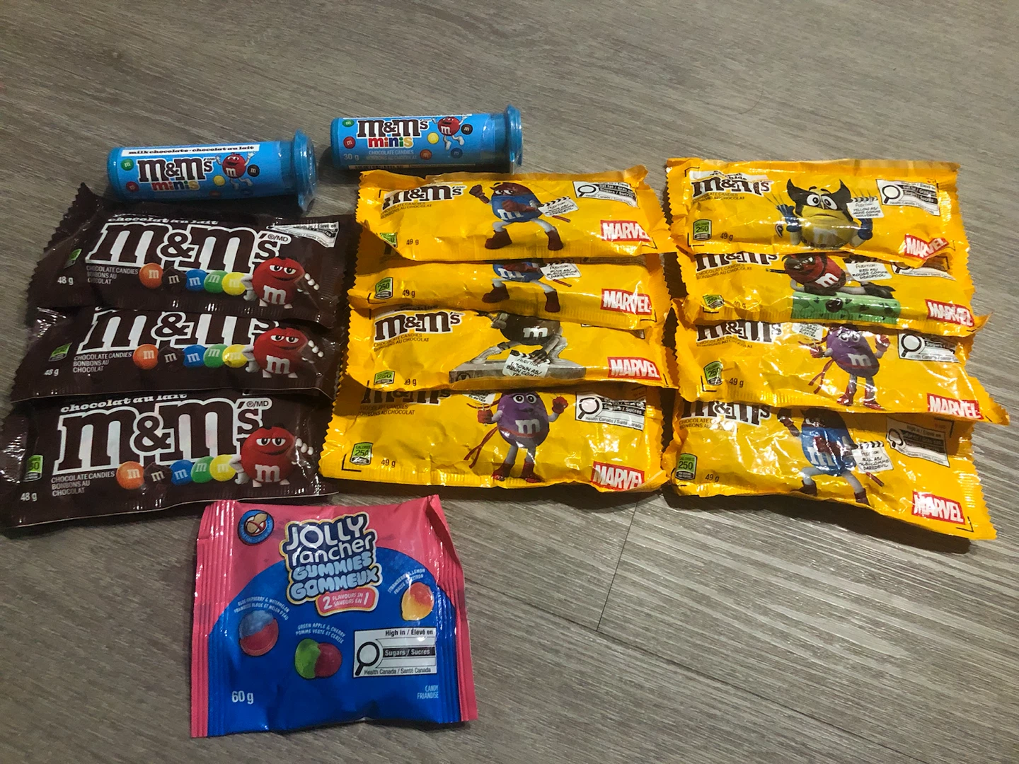 M&Ms / Jolly Rancher Candy