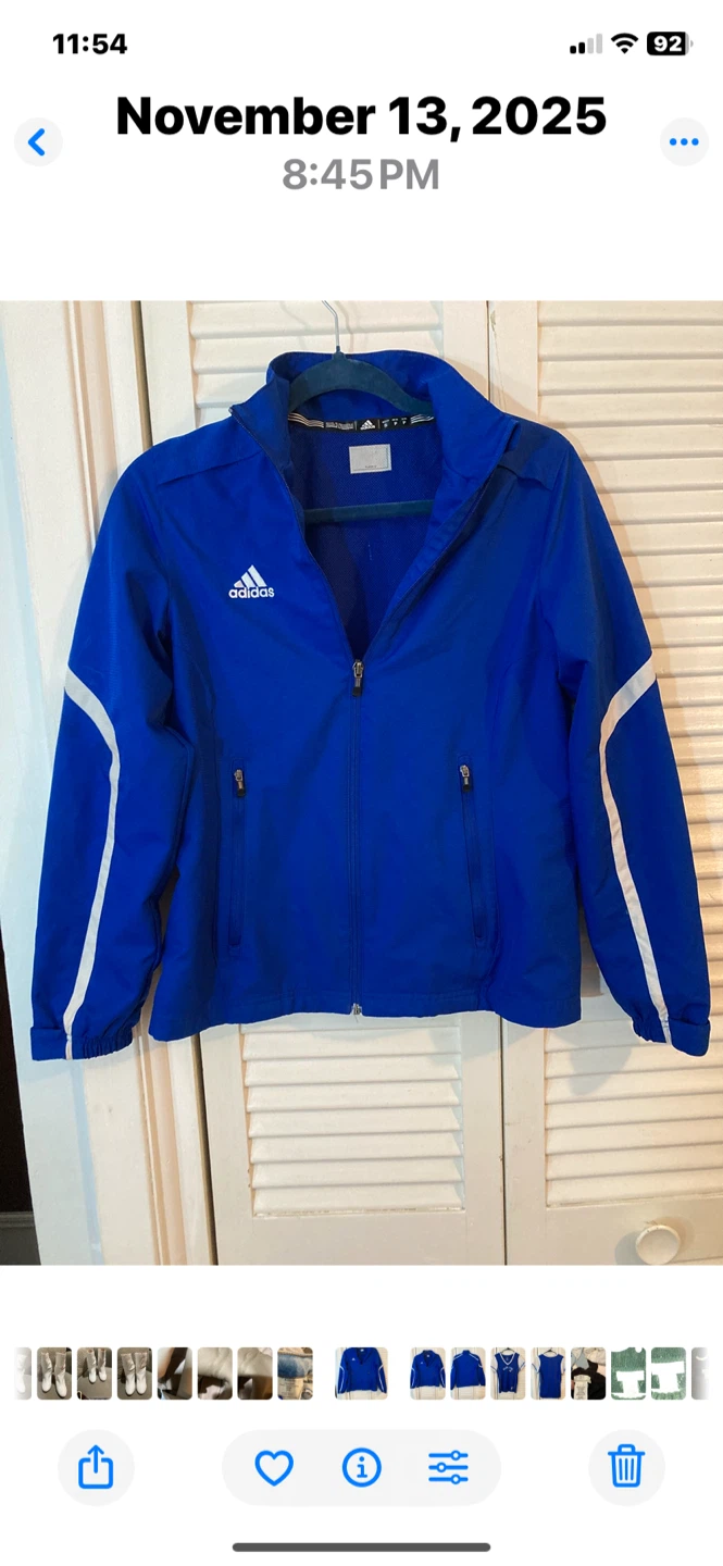 Adidas Blue Track Jacket