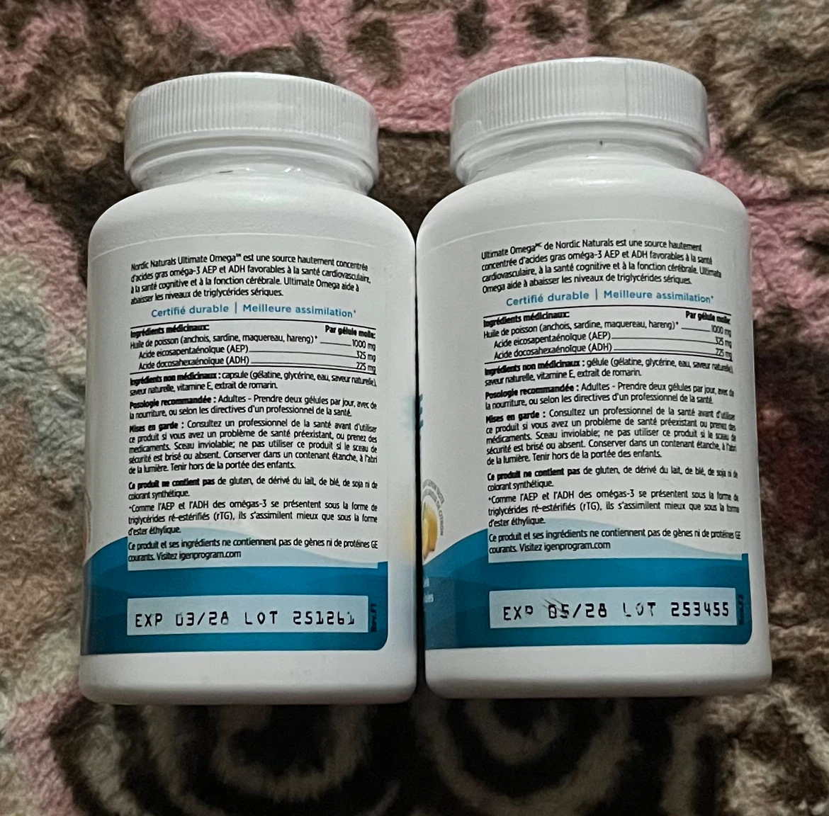 2 Bottles Nordic Naturals Ultimate Omega 60 Soft Gels - photo 3