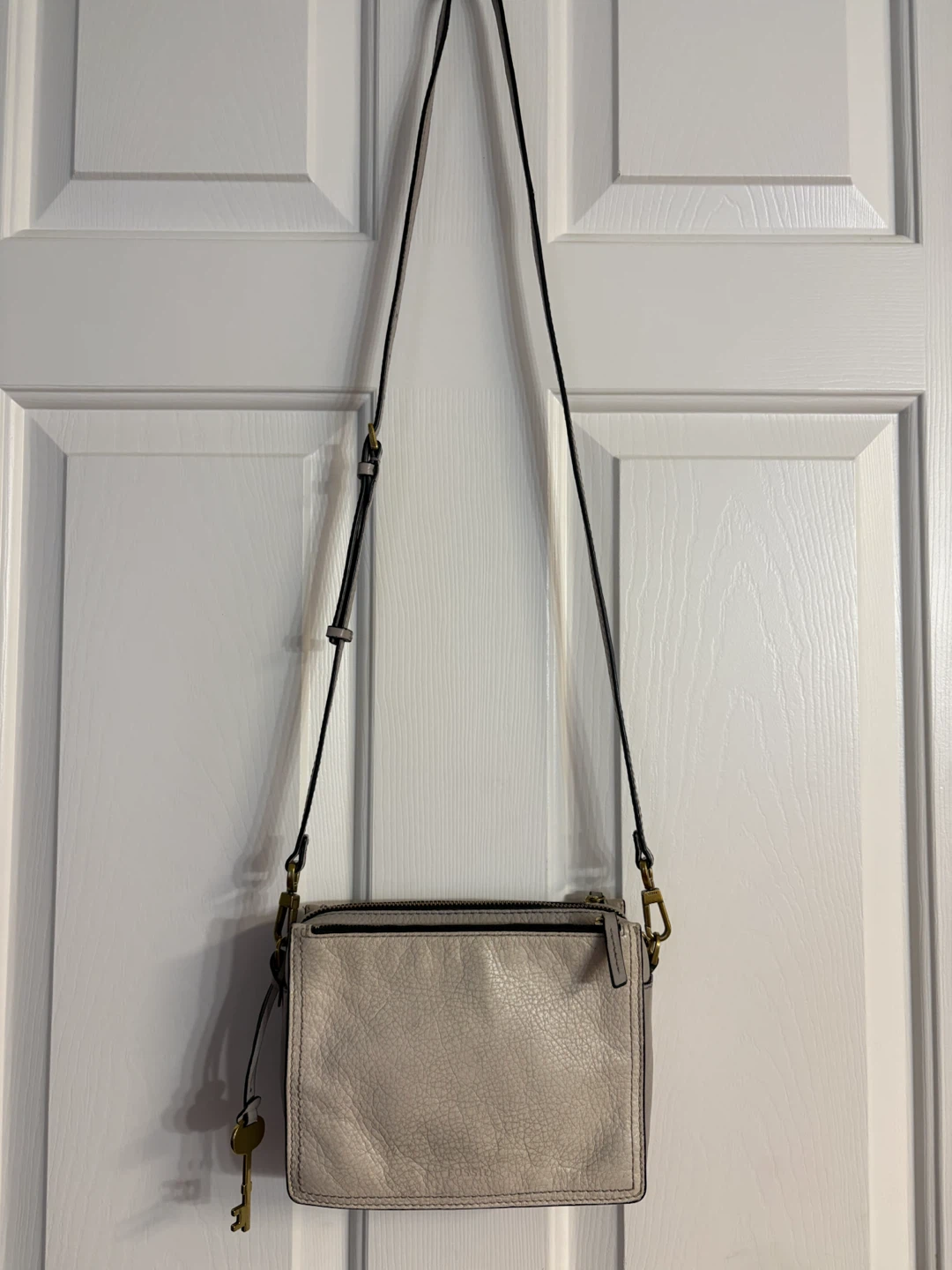 Fossil “Campbell” Leather Crossbody Bag
