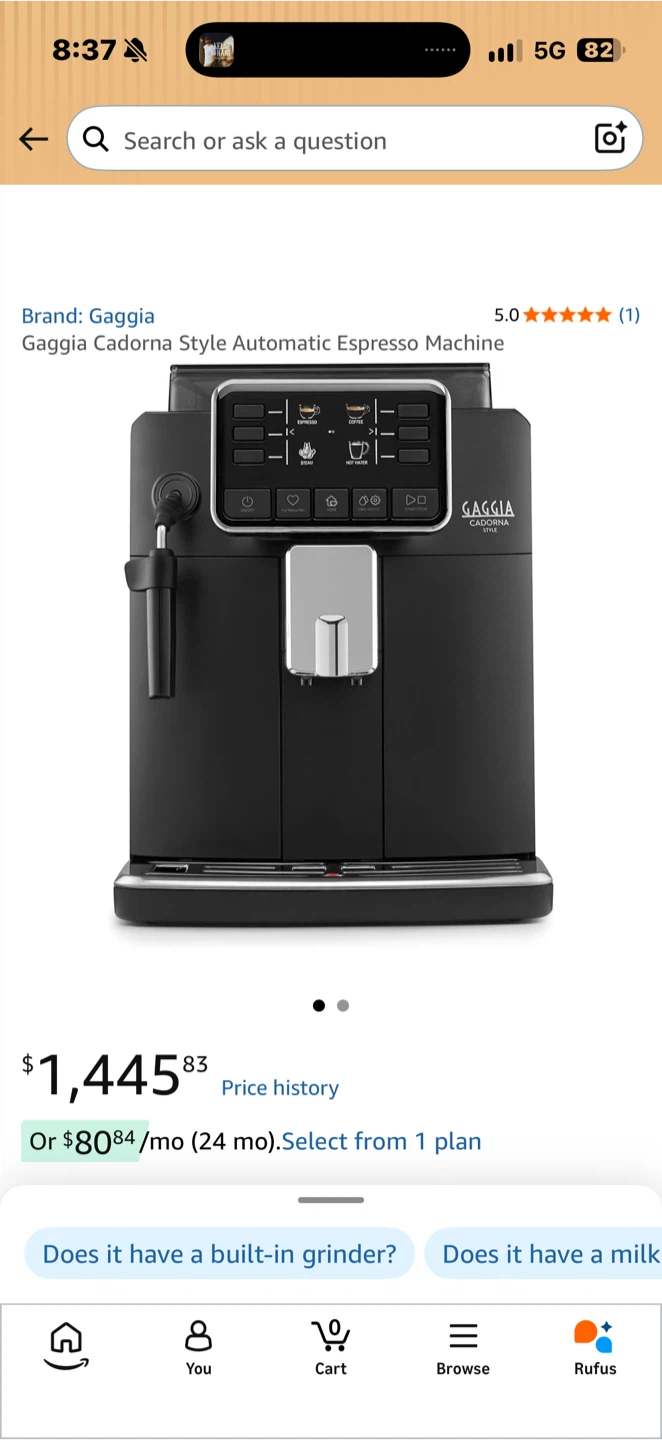 Gaggia Cadorna Style Automatic Espresso Machine - photo 4