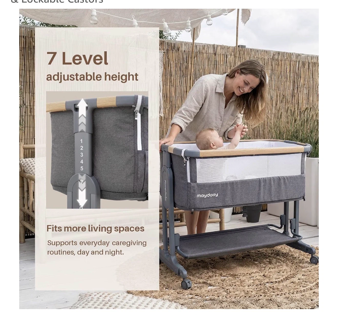 Baby Bedside Bassinet - photo 4