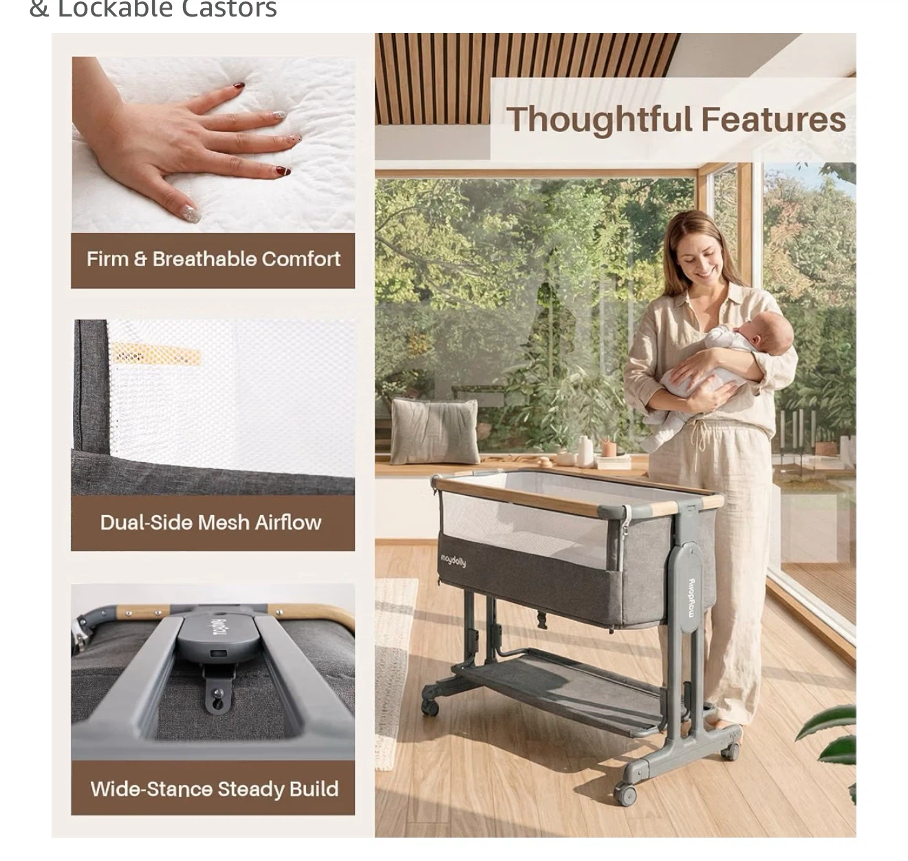 Baby Bedside Bassinet - photo 5