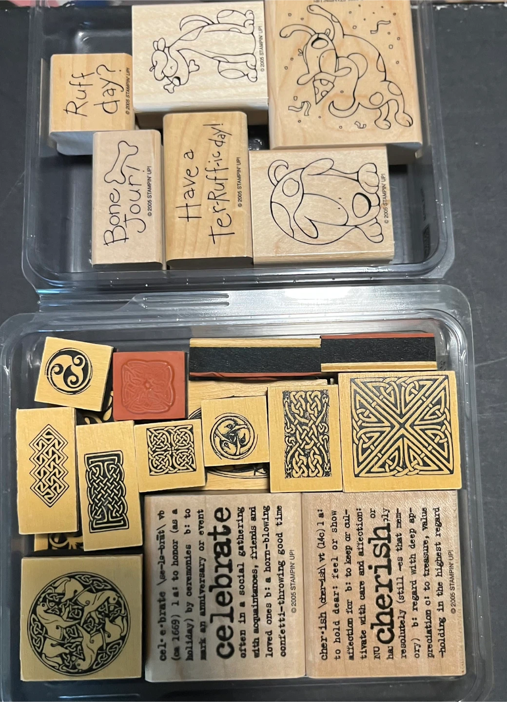 Rubber Stamp Collection, ribbons and embellishments - photo 2