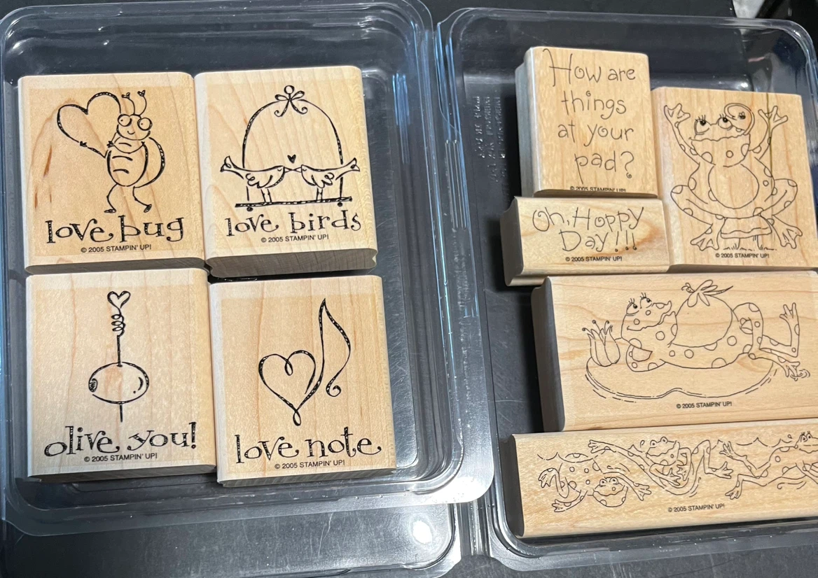 Rubber Stamp Collection, ribbons and embellishments - photo 4